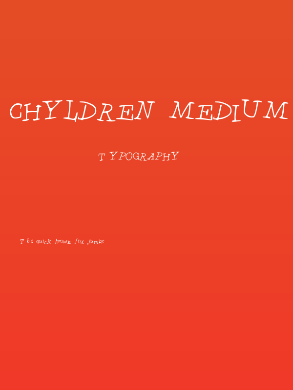 Chyldren Medium Poster