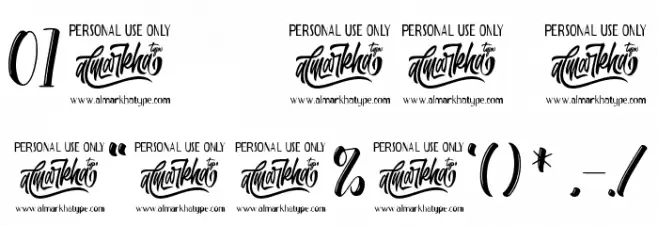 chadelova Font OTHER CHARS