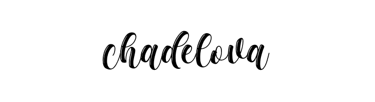 chadelova  font caratteri gratis