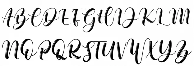 chadelova Schriftart Groß