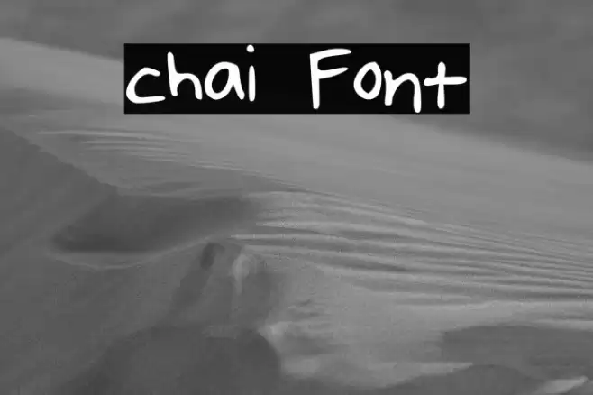 chai Шрифта examples