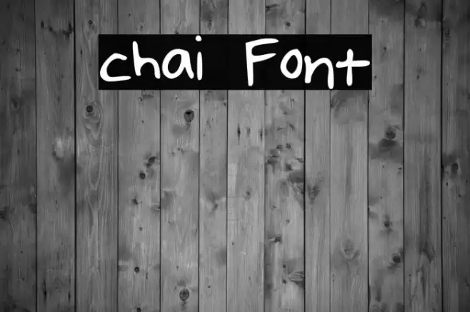 chai Шрифта examples