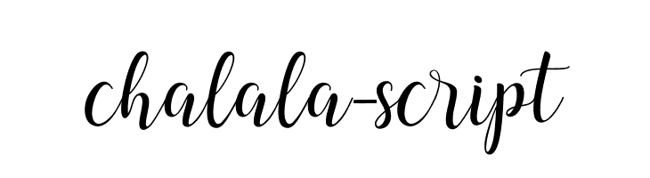 chalala-script  Fuentes Gratis Descargar