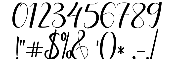 chalala-script Font Alte caractere