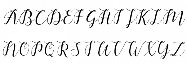 chalala-script Fonte MAIÚSCULAS