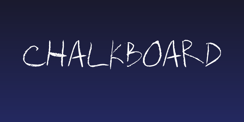 chalkboard Social Header