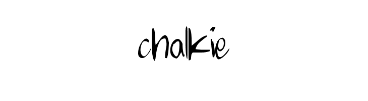 chalkie  नि: शुल्क फ़ॉन्ट्स डाउनलोड