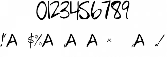 chalkie Font OTHER CHARS