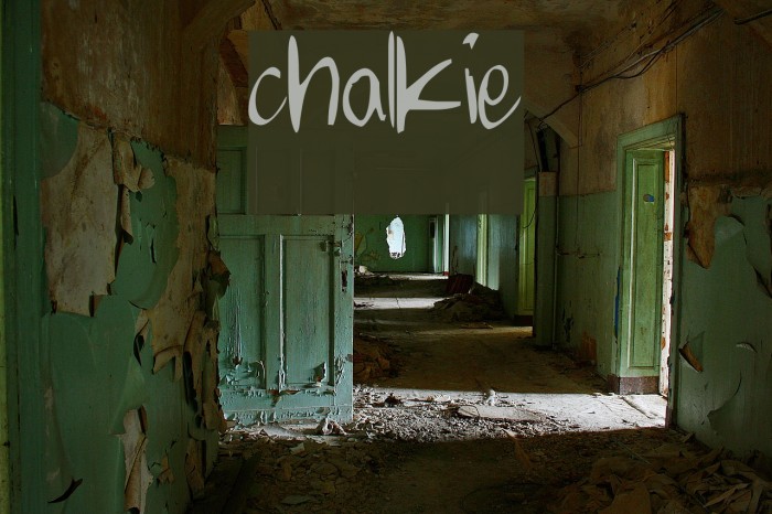 chalkie Font examples