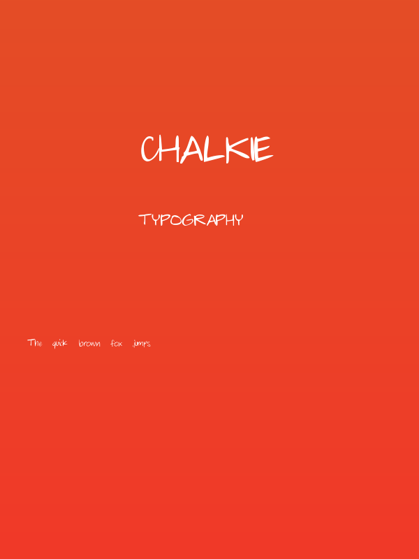 chalkie Poster