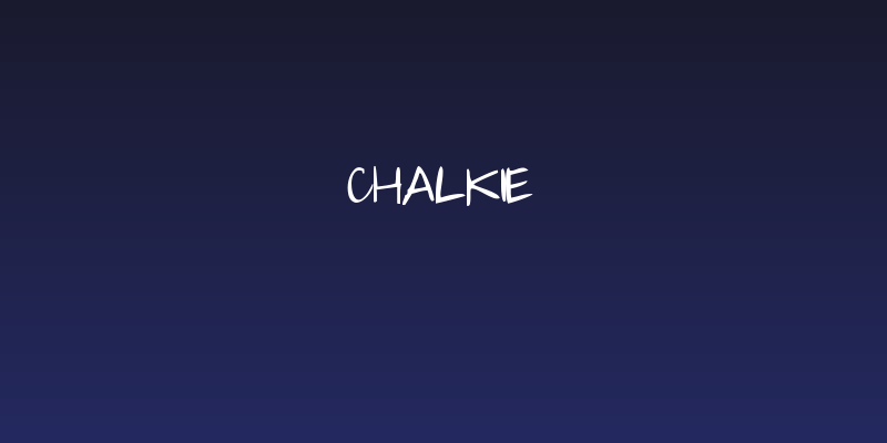 chalkie Social Header