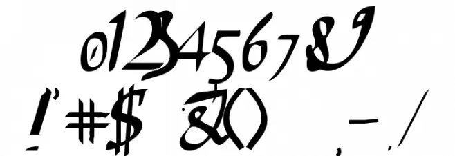 chancelaresca pw Font OTHER CHARS