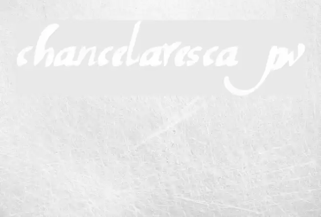 chancelaresca pw Font examples