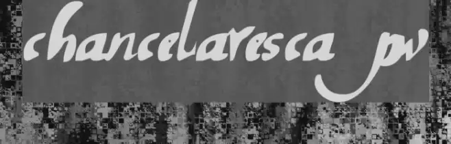 chancelaresca pw Font examples