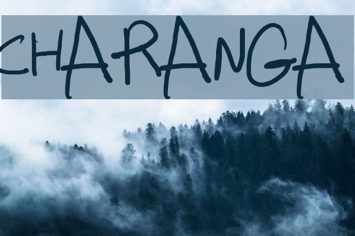 charanga Font examples