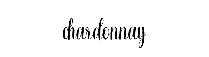 chardonnay  नि: शुल्क फ़ॉन्ट्स डाउनलोड