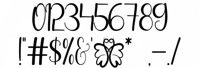 chardonnay Font OTHER CHARS