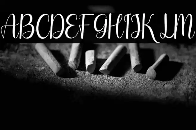 chardonnay Font examples