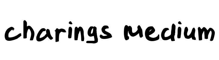 charings Medium  Free Fonts Download