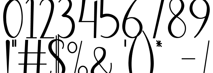 chariska Font OTHER CHARS