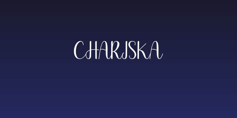chariska Social Header