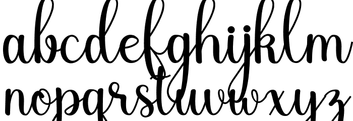 chariska Font LOWERCASE