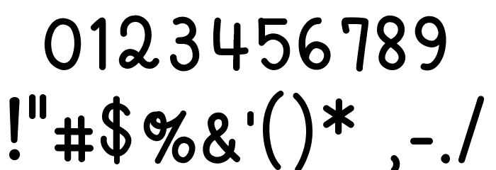 charleeboots Font OTHER CHARS