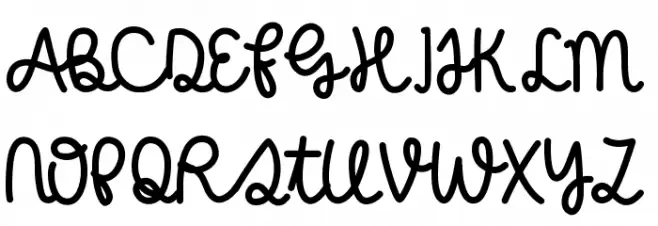 charleeboots Schriftart Groß