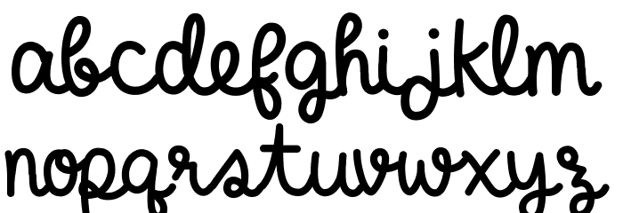 charleeboots Font LOWERCASE