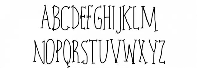 charlie 字体 大写