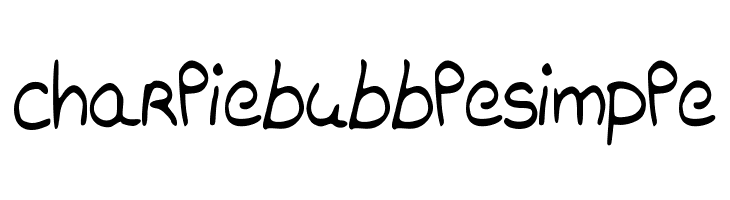 charliebubblesimple  フリーフォントのダウンロード