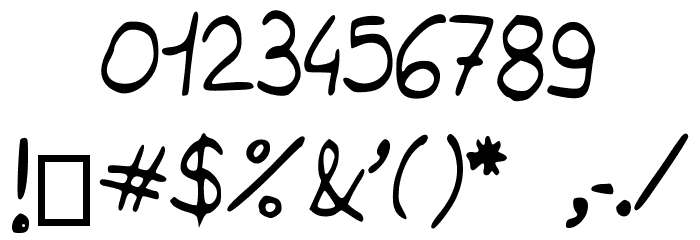 charliebubblesimple Font OTHER CHARS