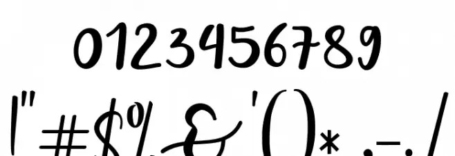 charlinda-Regular Font OTHER CHARS