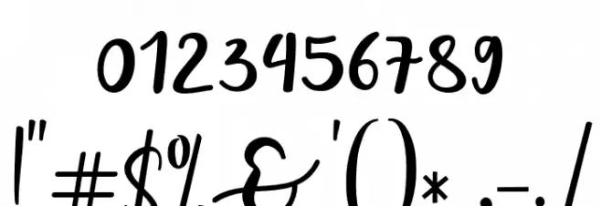 charlinda-Regular Font OTHER CHARS