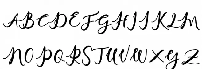 charlinda-Regular Font UPPERCASE