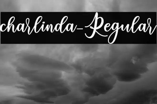 charlinda-Regular Font examples