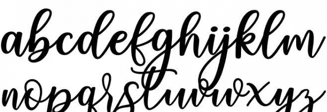 charlinda-Regular Font LOWERCASE