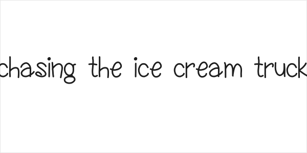 chasing the ice cream truck Logo