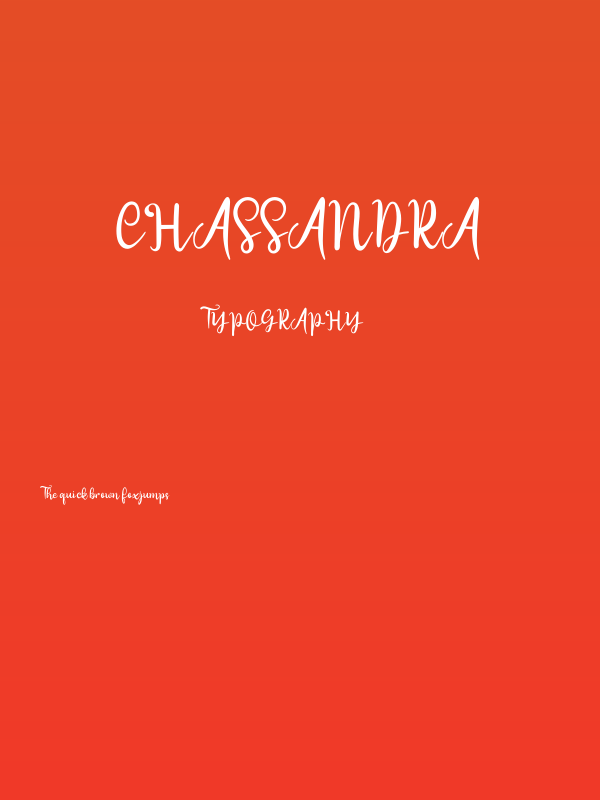 chassandra Poster