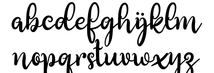 chassandra Font LOWERCASE