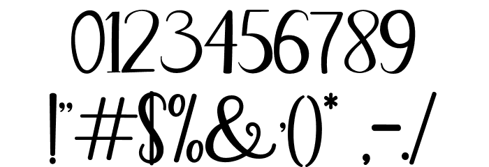 chathaleya-Regular Font OTHER CHARS