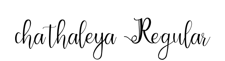 chathaleya Regular  नि: शुल्क फ़ॉन्ट्स डाउनलोड