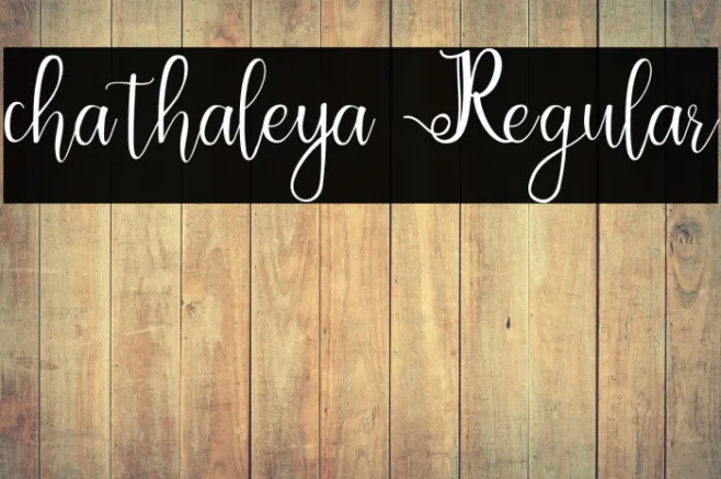 chathaleya Regular Example 1