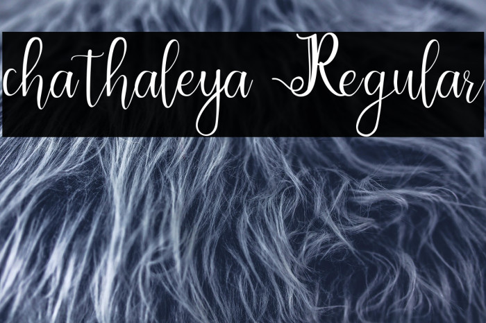 chathaleya Regular Example 3