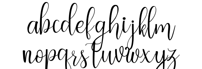 chathaleya Regular Font LOWERCASE