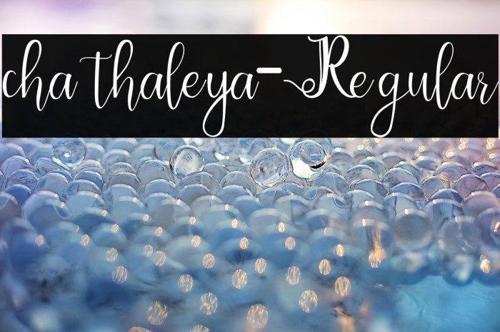 chathaleya-Regular Example 1