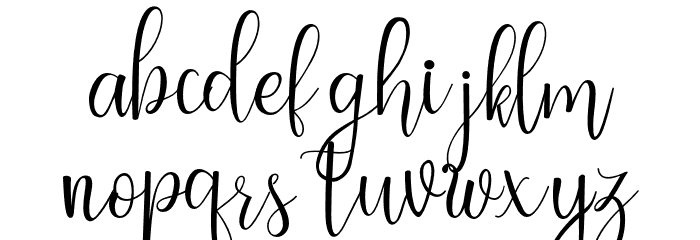 chathaleya-Regular Font LOWERCASE