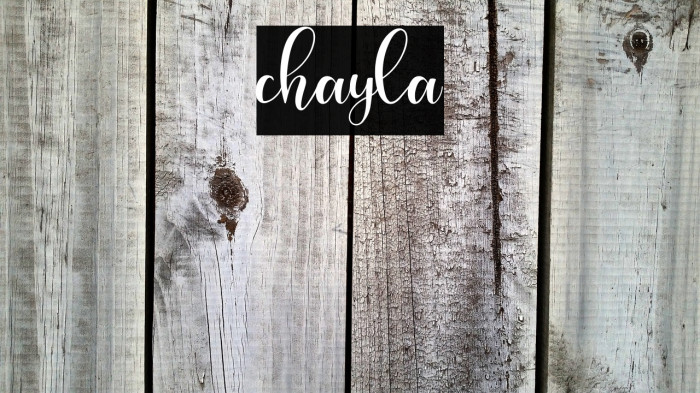 chayla Example 3