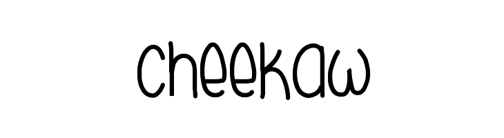 cheekaw Font