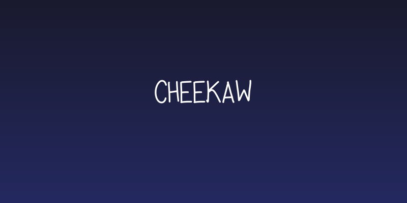 cheekaw Social Header